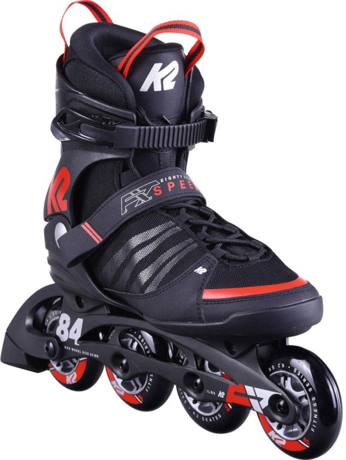 K2 F.I.T. 84 SPEED ALU Inline Skate black/red - 44,5 kaufen