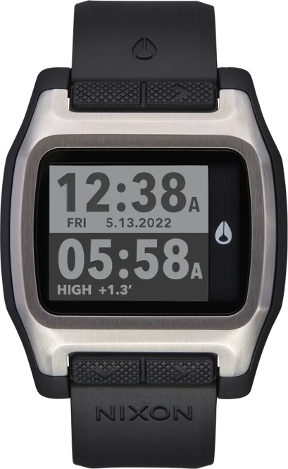 NIXON HIGH TIDE Uhr silver/black