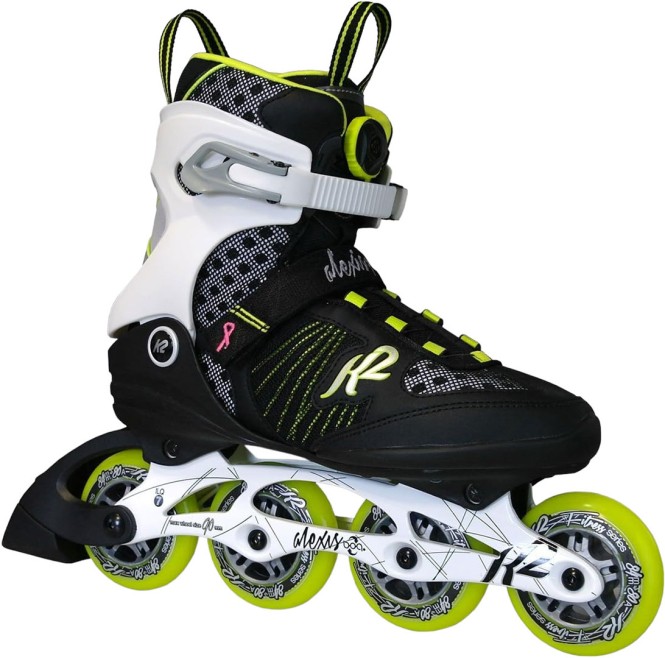 K2 ALEXIS 84 SPEED ALU BOA Inline Skate black white lime - 36 kaufen